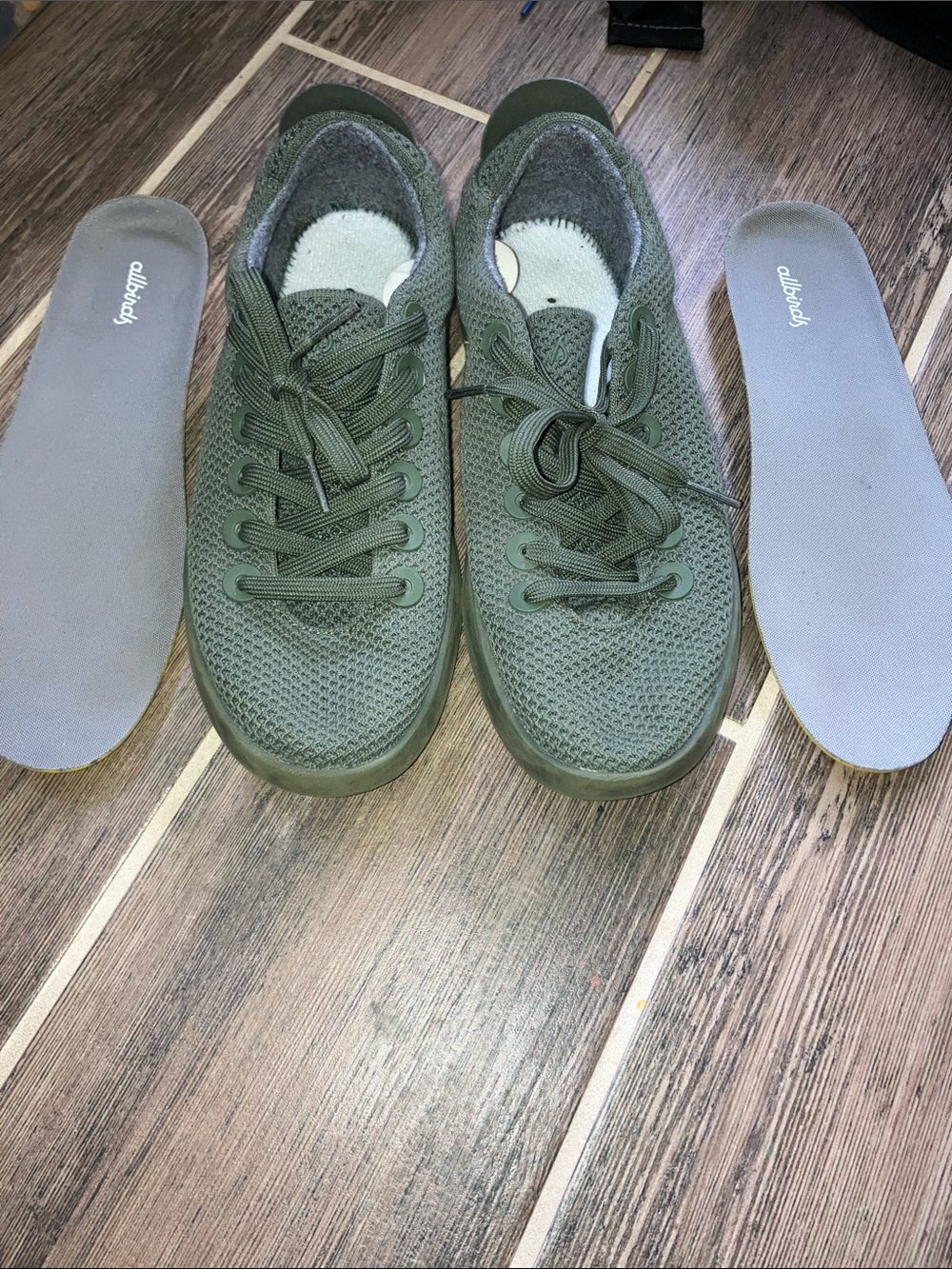 ALLBIRDS  TREE PIPER THUNDER GREEN MENS SHOES CASUAL LACES WALKING